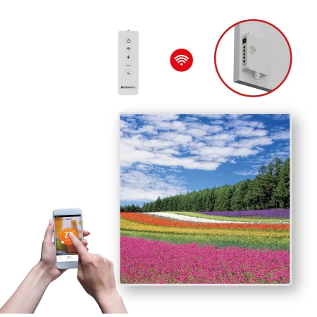 GRZEJNIK na podczerwień obraz 350W 60x60cm WiFi