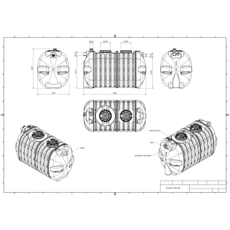 osadnik gnilny - AB -3000 litrów