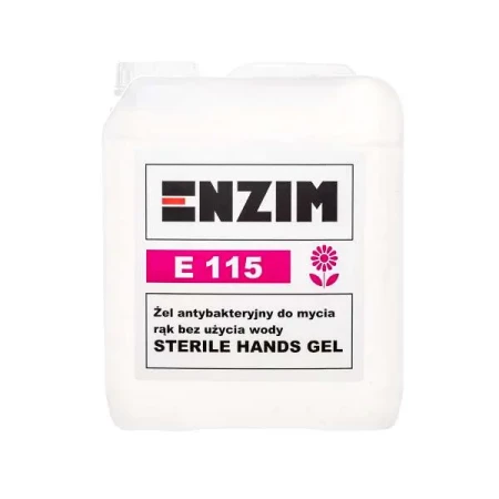 Enzim żel antybakteryjny do mycia rak bez wody Sterile Hands Gel 5l