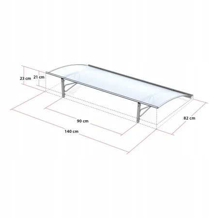 daszek nad drzwi Regia 140cm